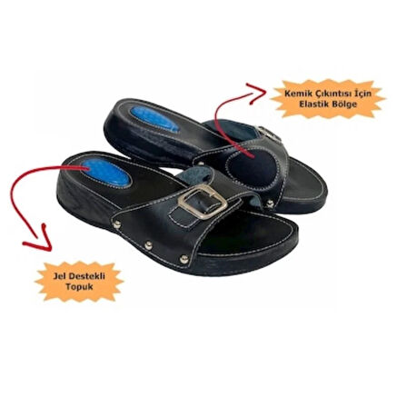 Medikalcim Hallux Valguslu Terlik Siyah Numara 37