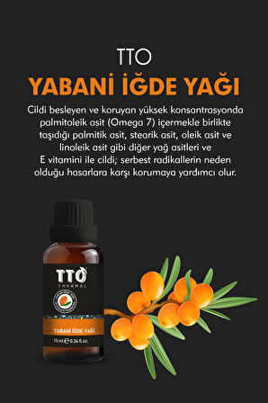Yabani İğde Yağı 10 ml ( Sea Buckthorn Oıl - Yabani İğde Yağı )