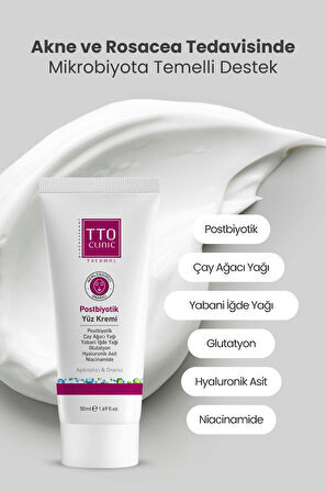 TTO CLINIC Postbiyotik Yüz Kremi 50 ml