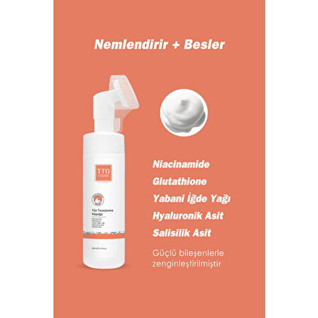 TTO CLINIC Yüz Temizleme Köpüğü 200 Ml