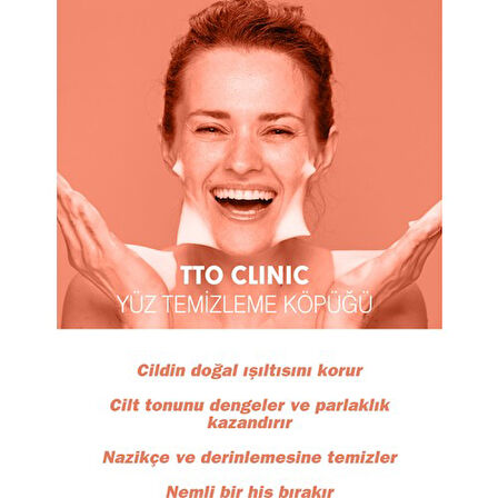TTO CLINIC Yüz Temizleme Köpüğü 200 Ml