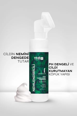 TTO-X Nemlendirici Yüz Köpüğü 200 ml 