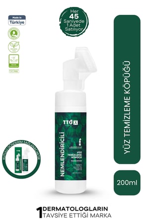 TTO-X Nemlendirici Yüz Köpüğü 200 ml 