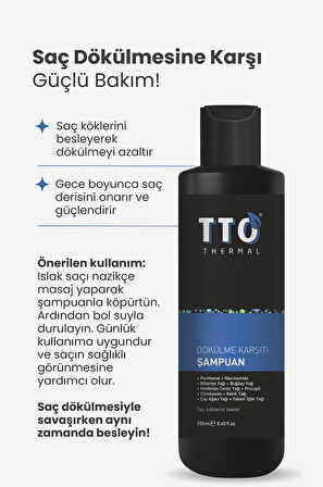 TTO Thermal Dükülme Karşıtı Şampuan 250 ML (LANSMAN FİYATI)
