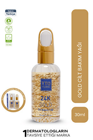 TTO CLINIC 24 Ayar Gold Cilt Bakım Yağ 