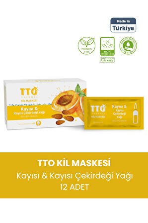 TTO THERMAL KİL MASKESİ  Kayısı & Kayısı Çekirdeği Yağı 