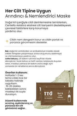 TTO THERMAL Ananas Ve Nar Çekirdeği Yağ İçeren Kil Maskesi 