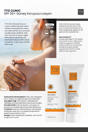TTO 3’lü Hediyeli Güneş Bakım Seti – SPF 50 Güneş Kremi + Stick + Güneş Sonrası Losyon