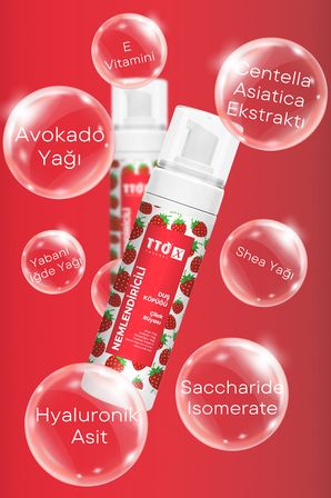 TTO-X Nemlendiricili Duş Köpüğü Çilek Rüyası 200ml