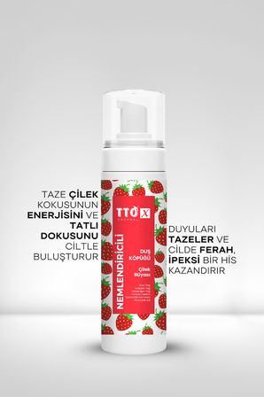 TTO-X Nemlendiricili Duş Köpüğü Çilek Rüyası 200ml