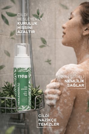 TTO-X Nemlendiricili Duş Köpüğü Men  200ml