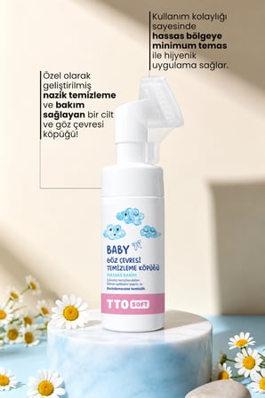 TTO Soft Baby Göz Çevresi Temizleme Köpüğü 100ml