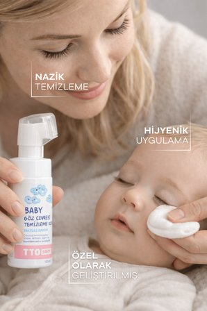 TTO Soft Baby Göz Çevresi Temizleme Köpüğü 100ml