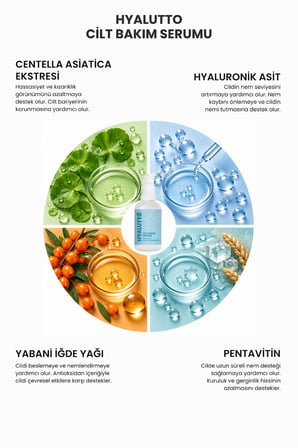 Hyalutto Onarıcı Ve Bariyer Güçlendirici Cilt Bakım Serumu 30 ML