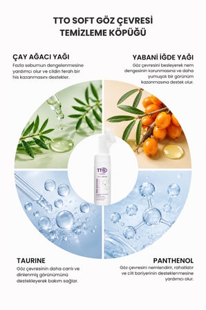 Göz Çevresi Temizleme Köpüğü 60 ml Aplikatörlü Soft