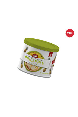 Dondurularak Kurutulmuş Freeze Dried Teneke Kutu Çıtır Ananas