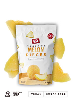 Kavun Kuru Meyve Cipsi - Dondurularak Kurutulmuş Freeze Dried Çıtır Kavun