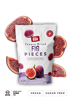 Dondurularak Kurutulmuş Incir Taneleri - Sağlıklı Atıştırmalık, Freeze Dry Yöntemiyle Üretilmiş