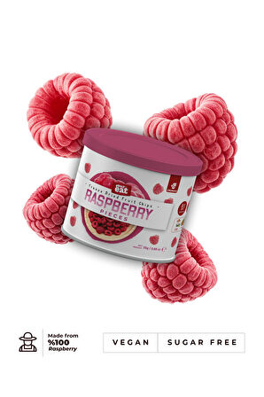 Dondurularak Kurutulmuş Frambuaz Taneleri - Sağlıklı Atıştırmalık, Freeze Dry Yöntemiyle Üretilmiş