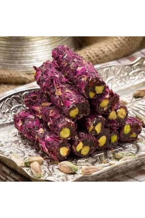 Güllü Cennet Lokumu Fitili (500 Gr)