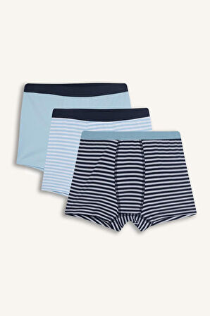 Erkek Çocuk Çizgili 3'lü Boxer