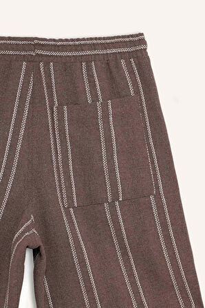 Regular Fit Jakarlı Bermuda