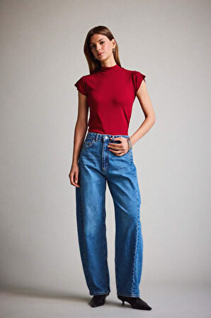 Balıkçı Yaka Kısa Kollu Tişört