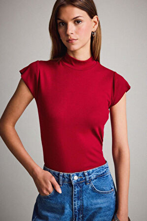 Balıkçı Yaka Kısa Kollu Tişört