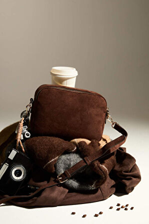 Kadın Süet Çapraz Çanta