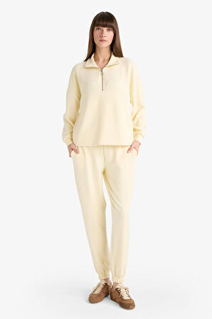 Modal Kapüşonlu Sweatshirt-Fall in Love Loungewear