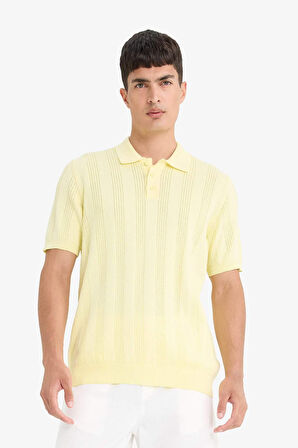 %100 Pamuk Triko Polo Tişört