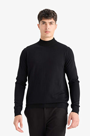 Regular Fit Balıkçı Yaka Triko Kazak