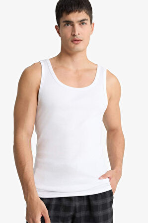 Slim Fit Dar Kesim Ribana 2'li Atlet