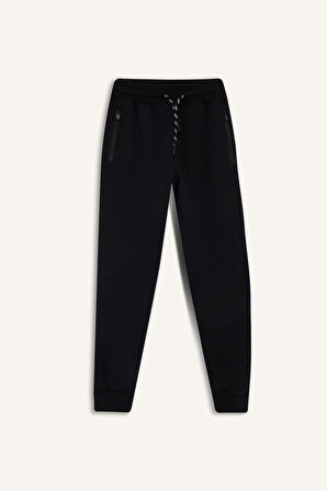 Erkek Çocuk Beli Paçası Lastikli Cepli Jogger Okul Eşofman Altı