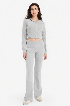 DeFacto Flare Fit Ribana Pantolon E0628AX26SPGR210