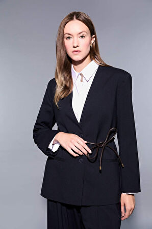 Regular Fit Ceket Yaka Blazer Ceket