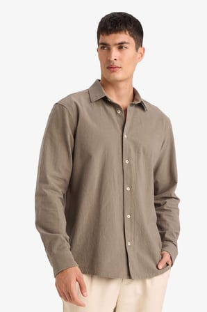 DeFacto REGULAR FIT %100 Pamuk Gömlek E7741AX26SPKH403