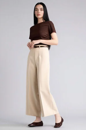 Culotte Yüksek Bel Pantolon