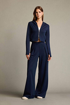 Regular Fit Normal Bel Düz Paça Modal Pantolon