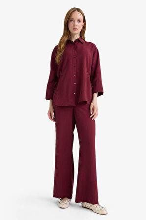 Regular Fit Cep Detaylı Düz Paça Pantolon