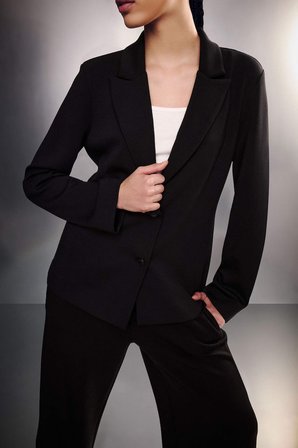 DeFacto Standart Fıt Ceket Yaka Blazer Ceket G2228AX26SPBK81