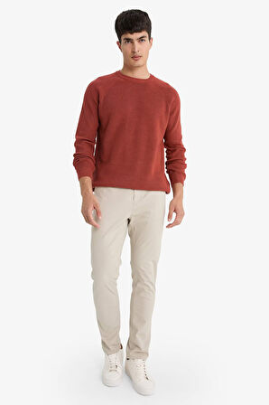 Standart Fit Bisiklet Yaka Triko Kazak