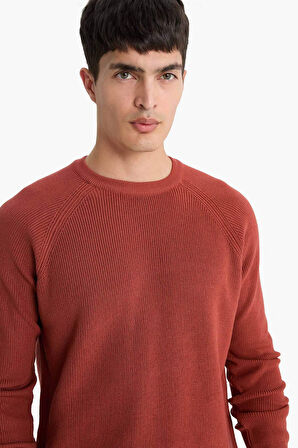 Standart Fit Bisiklet Yaka Triko Kazak