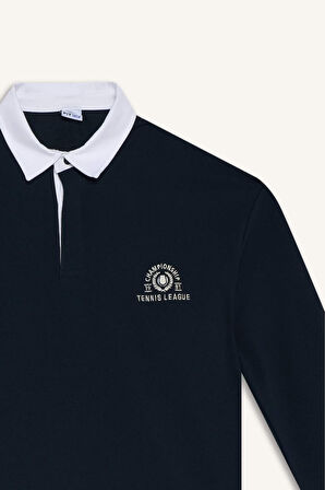 DeFactoFit Boxy Fit Gömlek Yaka Sporcu Sweatshirt