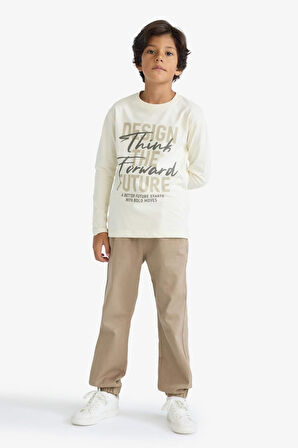 Erkek Çocuk Jogger Fit Gabardin Pantolon