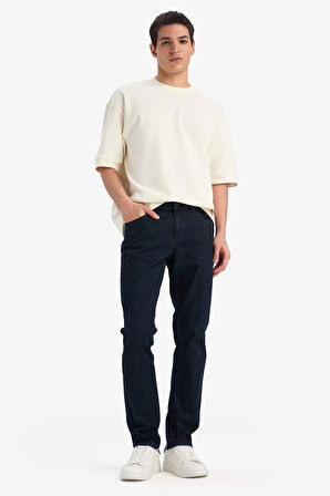 Pedro Slim Fit Dar Kalıp Normal Bel Dar Paça Jean Pantolon