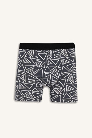 Regular Fit Baskılı 3'lü Boxer