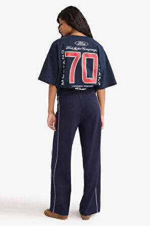 Straight Fit Cepli Düz Paça Eşofman Altı