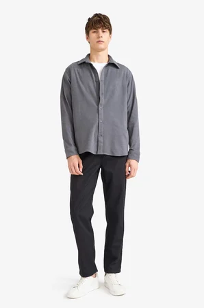 DeFacto REGULAR FIT Yumuşak Tuşe Gömlek F1981AX25WNAR104