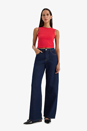 Regular Fit Basic Düz Bisiklet Yaka Siyah Atlet